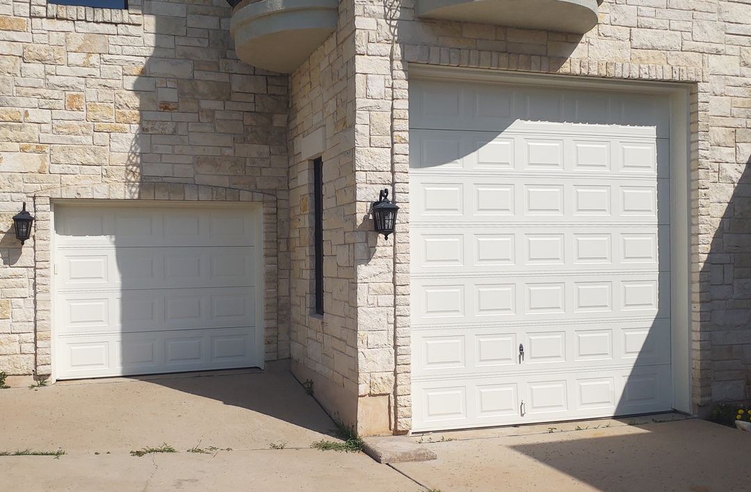 Extra-tall RV residential garage door
